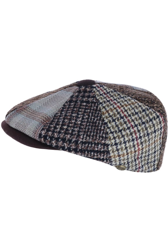 Company Multi Patchwork Newsboy Cap (Men)