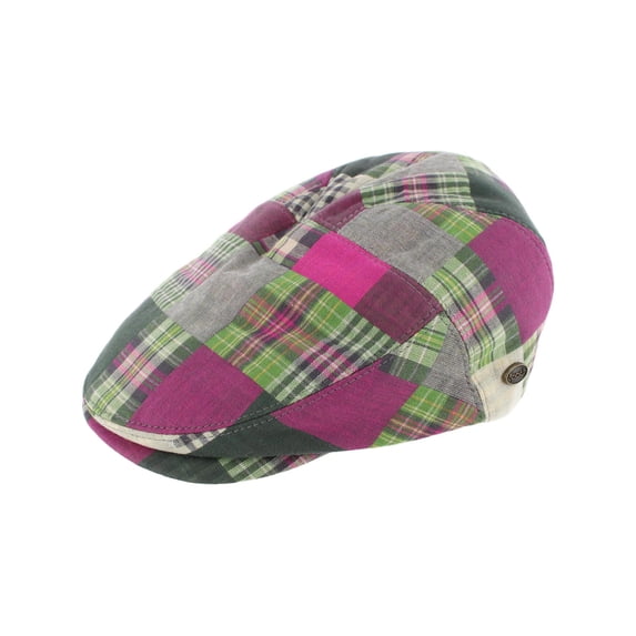 Epoch Hats Company Patchwork Plaid Cotton Ivy Cap (Men)