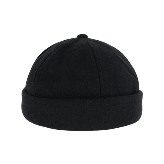 Epoch Hats Company Rolled Cuff Fisherman Wool Winter Cap (Men)
