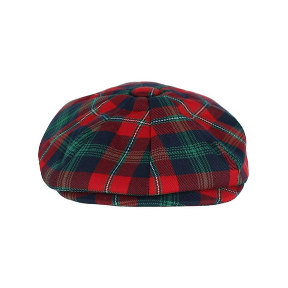 Epoch Hats Company Tartan Plaid Wool Newsboy Cap (Men)