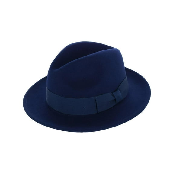 Epoch Hats Company Wool Felt Fedora with Grosgrain Bow Hatband (Men)