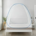 thumbnail image 1 of Epoch Hometex, Inc. Sleep Time Cold Air Blocking Privacy Cozy Comfortable Pop Up Bed Tent Queen, 1 of 4