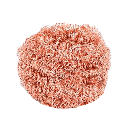 Eponge Cuivre 2/4/6 Pcs Gratounette Cuivre Eponge En Cuivre Pour Cuisine Scrubber Pad Used for Dishes, Pots, Pans, and Ovens. Easy scouring for Tough Kitchen Cleaning.