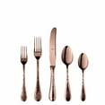 thumbnail image 1 of Mepra Epoque Bronze 5 Piece Place Setting with 1 Table Knife, 1 Dinner Fork, 1 Salad Fork, 1 Dessert Spoon and 1 Teaspoon - Italian Made 18/10 Stainless Steel Fine Flatware, 1 of 2