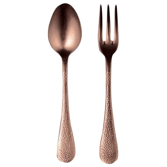 Epoque Pewter Bronze Serving Set - 2 Pcs.