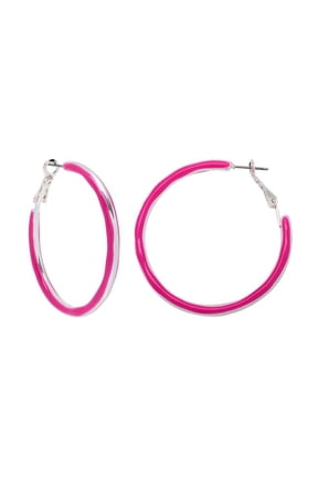 Epoxy 2-sided Hoop Earrings