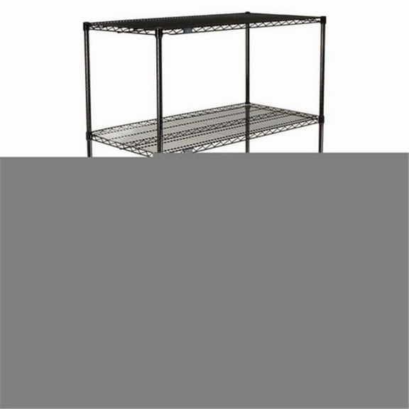 Epoxy 24 x 30 x 86 in. Starter Shelf Unit- Black