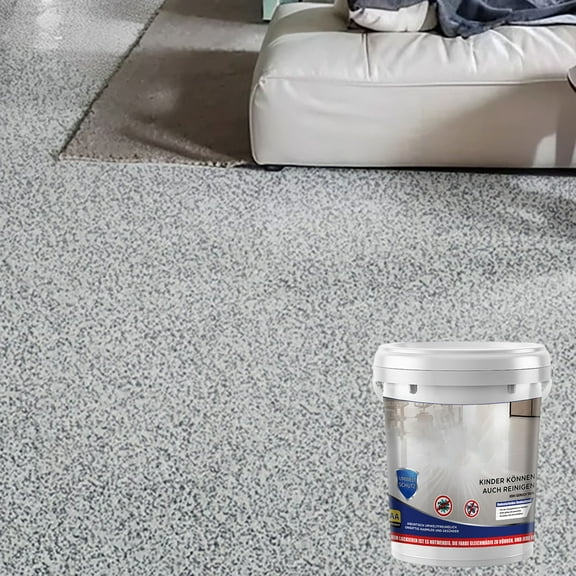 Epoxy Colored Sand Floor Paint, Epoxy Colored Sand Self Leveling Coating Epoxy Floor Paint For High Gloss Effect Garage Coating 500ml