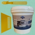 thumbnail image 1 of Epoxy Colored Sand Floor Paint, Epoxy Floor Paint High Gloss Marble Effect Coating for Indoor and Outdoor, Wear-resistant and non-slip Self-leveling Coating Blue 35OZ(1KG), 1 of 6