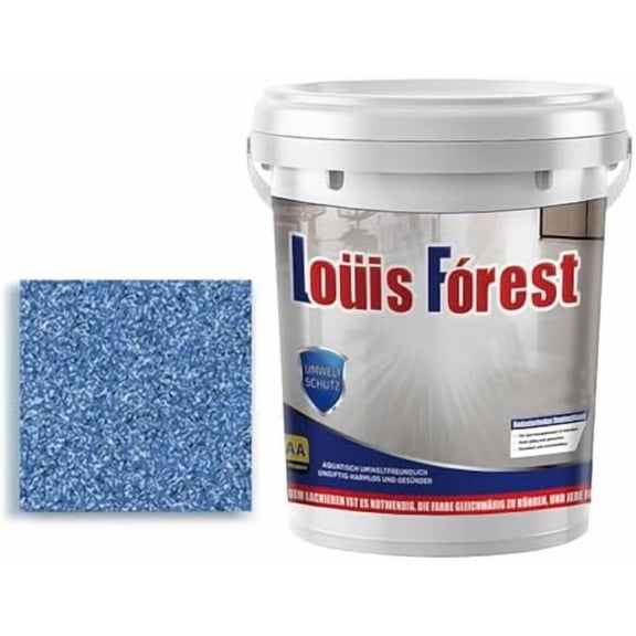 Epoxy Colored Sand Floor Paint, Epoxy Floor Paint High Gloss Marble Effect Coating, Wear-Resistant, Non-Slip, for Garage, Indoor & Outdoor Use