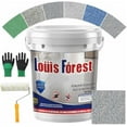 thumbnail image 1 of Epoxy Colored Sand Floor Paint, Louis Forest Epoxy Floor Paint, high-gloss marble effect epoxy floor coating, Non-Slip Wear-Resistant Floors Paints for Indoor & Outdoor (Dark Gray 0.5L), 1 of 7
