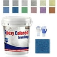 thumbnail image 1 of Epoxy Colored Sand Self Leveling Floor Paint, Epoxys Colored Sand Self Leveling, Epoxy Floor Paint, for Basement, Wood Floors, Garage and Outdoor (Sky Blue,0.5kg/1.1lb), 1 of 10