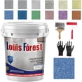 Epoxy Coloured Sand Floor Paint Coating Kit, Self Leveling Epoxy Floor ...