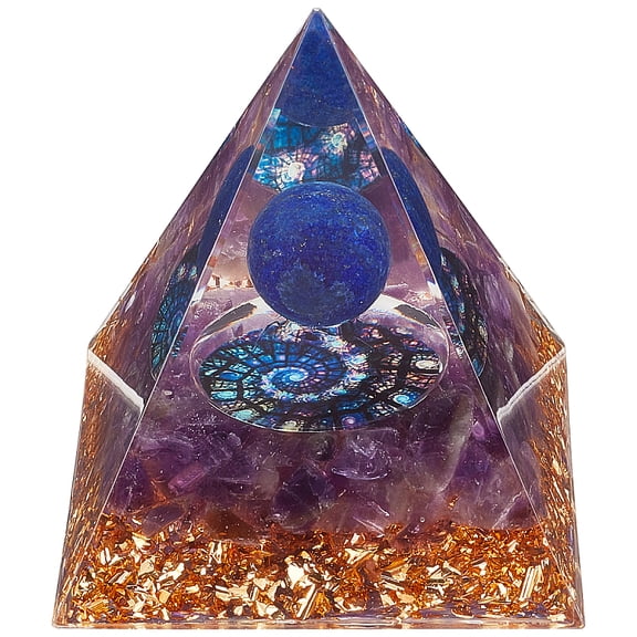 Epoxy Display Decorations Solid Triangle 60x60x63mm for DIY Lazuli
