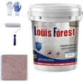 thumbnail image 1 of Epoxy Floor Paint for Concrete, Louis Forest Epoxy Floor Paint, Louis Forest Floor Coating, Epoxy Floor Paint, Pintura Epoxica Para Pisos, Garage Floor Paint, Basement Floor Paint (Pink,0.5 Liters), 1 of 8