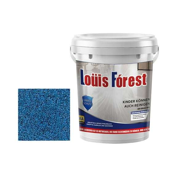 Epoxy Floor Paint, High Gloss Effect Epoxy Floor Coating, FloorCoating Suitable For Indoor And Outdoor 110ml Curing Agent Sky Blue