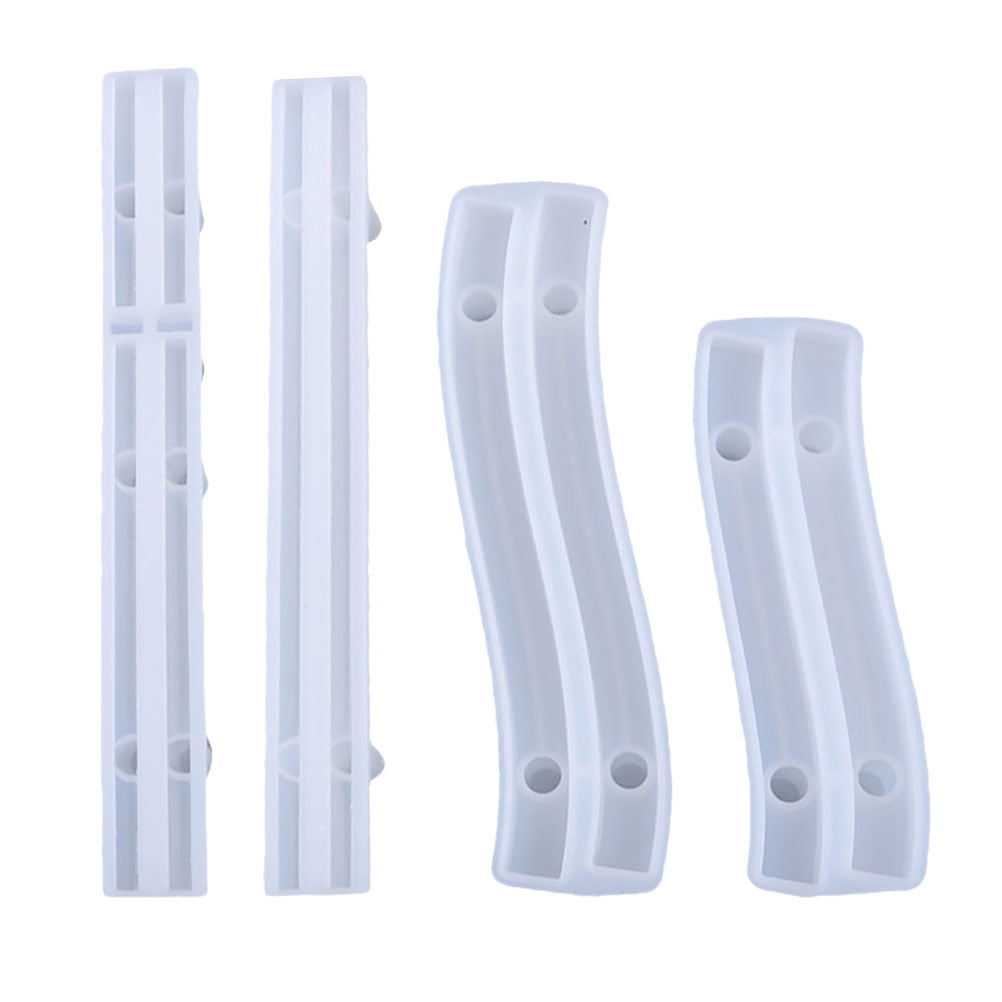 Epoxy Mold Knobs Drawer 4 Pcs Drop Shape Crystal Silica Gel