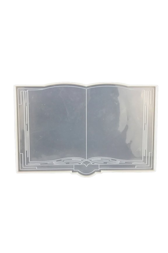 Epoxy Opening Book Silicone Mold Serving Board Mold for Home Decorations