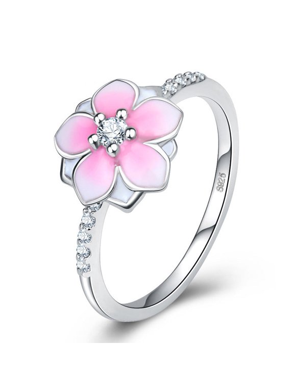 Epoxy Peach Ring Copper Jewelry Dainty Accessory For Women Fashion Elegant Everyday Wear Gift Handcrafted Chic