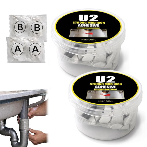 Epoxy Putty 2-Part 3.52 oz 1/2/3-Pack - Strong Clay Iron Adhesive & Wall Repair Paste for Steel Reinforced Epoxy Putty Plumbers Putty