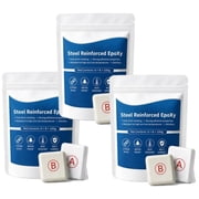Epoxy Putty 2-Part Repair, Waterproof Heat Resistant High Strength Adhesive for Metal Wood Ceramic PVC Concrete Glass, Multi-Surface Gap Filling Putty 100g-3pcsQ