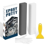 Epoxy Putty, 200g Epoxy Filler, 2 Part Epoxy Metal Putty, Plastic, Glass, Ceramic Sink Crack Repair for Fast Repair and Bonding, Heat Resistant & Waterproof Grey