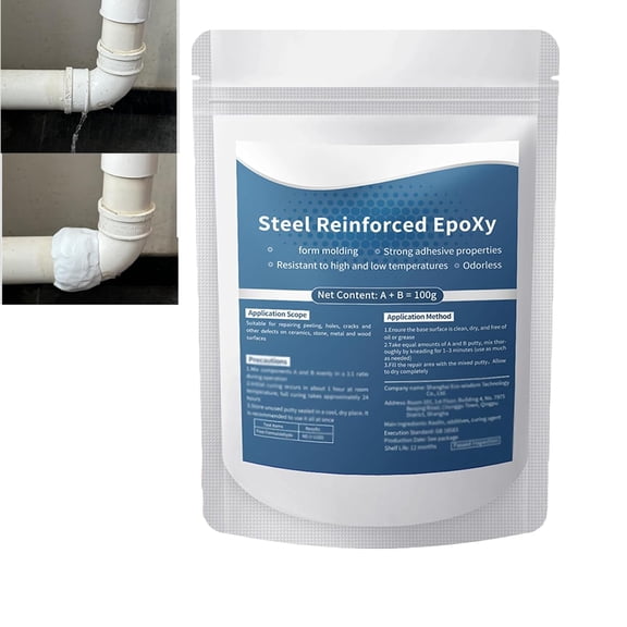 Epoxy Putty, 3.53oz/100g 2-Part AB Epoxy Filler, Multi-Purpose Fast Repair Sculpting Clay, High Strength Strong Adhesion for Metal, Plastic, Ceramic, Stone, Wood, Tile, Concrete