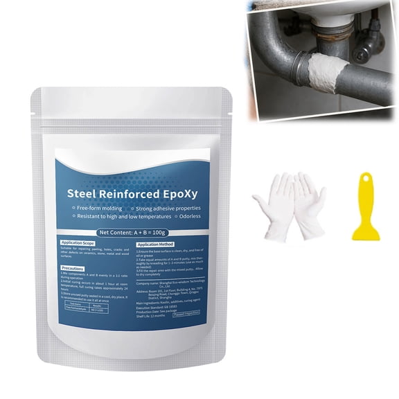 Epoxy Putty, Epoxy Clay Fast Repair Filler for Plastic Metal Ceramic Wood Tile Glass 100g