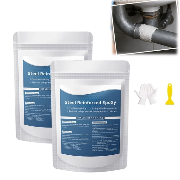Epoxy Putty, Epoxy Clay Fast Repair Filler for Plastic Metal Ceramic Wood Tile Glass 200g