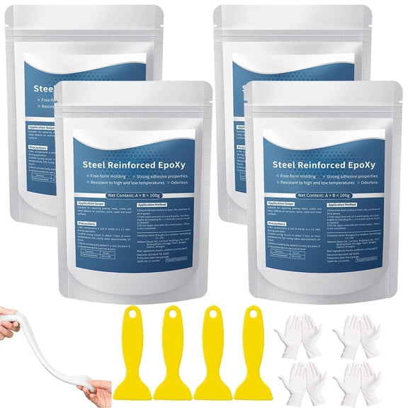Epoxy Putty Repair Clay for Metal Plastic Ceramic Wood Tile Glass, 100g Multi Surface Adhesive