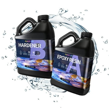 Epoxy Resin 1 Gallon Kit Art Resin for DIY,Jewelry,Tabletops,Crystal Clear,High-Performance Resin Epoxy