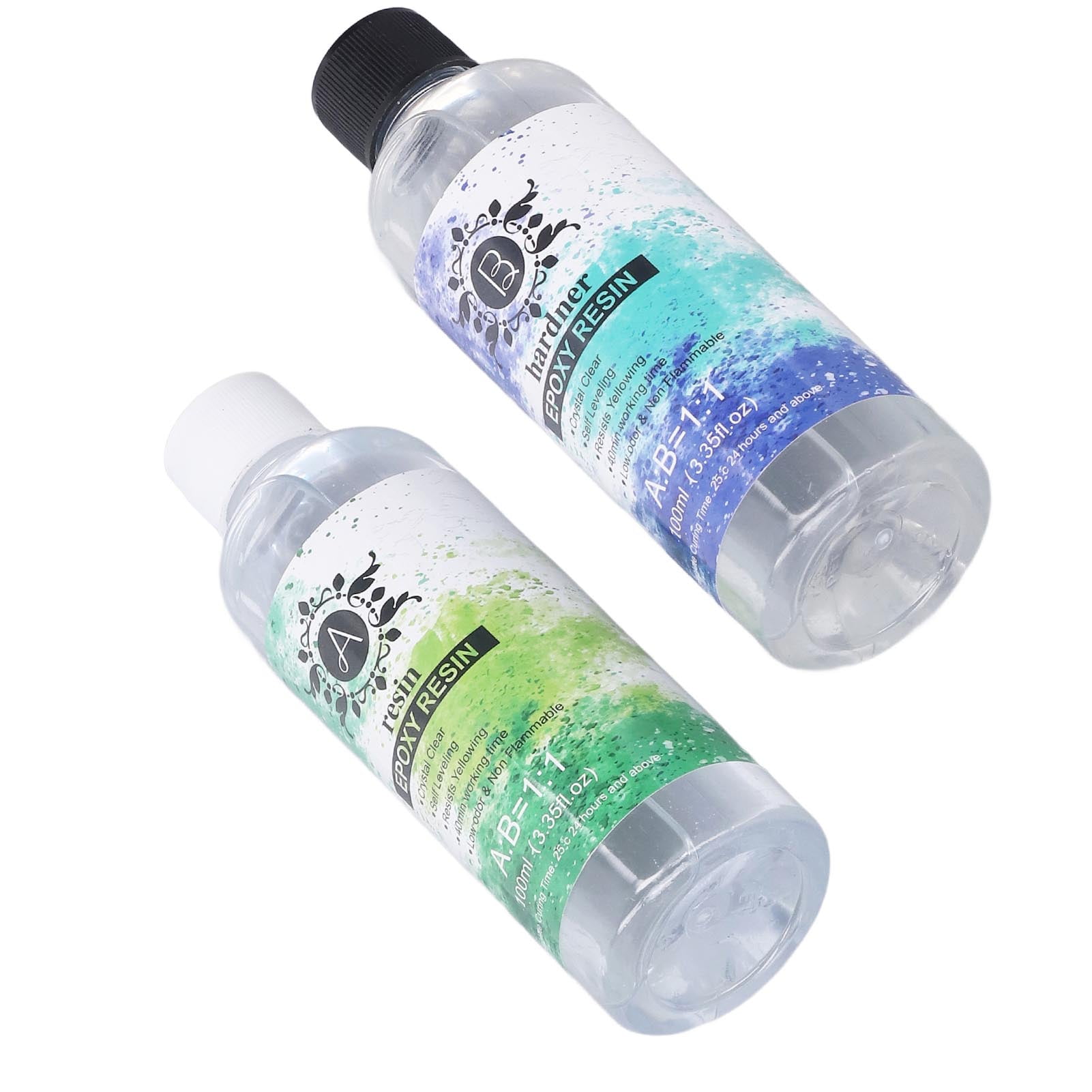 Epoxy Resin Crystal Clear Kit, Environmental Friendly Epoxy Resin Clear Coating For Glue Craft