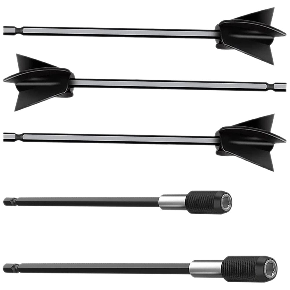 Epoxy Resin Mixer Drill Stirring Tools Paint Attachment Blenders Plastic Stirrer Whisk