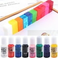 thumbnail image 1 of Epoxy Resin Pigment - Transparent UV Epoxy Resin Dye Liquid for UV Resin Coloring, Resin Jewelry Making - Concentrated UV Resin Colorant for Art, Paint, Crafts - 0.35oz Each, 1 of 8