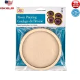 thumbnail image 1 of Epoxy Resin Pouring Round Wood Coasters 4" X 4" Dining Table Decoration Kitchen, 1 of 5