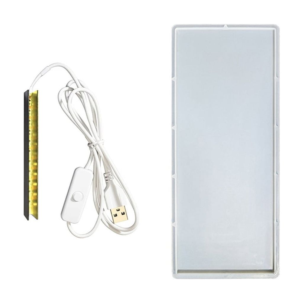 Epoxy Resin Silicone Molds for USB Night Lamp Craft Bedside Table USB ...