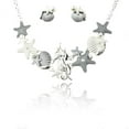 thumbnail image 1 of Epoxy Sealife Necklace Set, Gray, 1 of 1