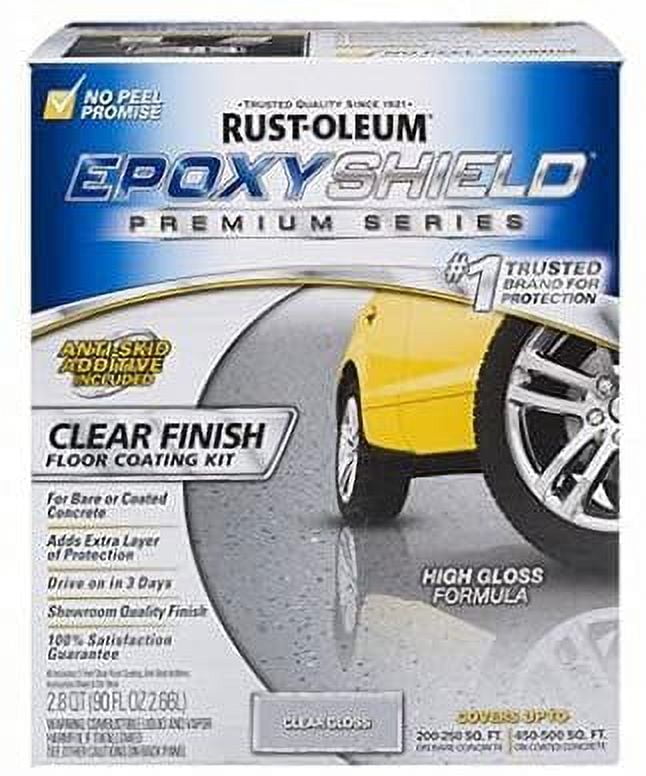 Epoxy Shield 292514 Epoxy Shield Garage Floor Coating Kit, Clear ...