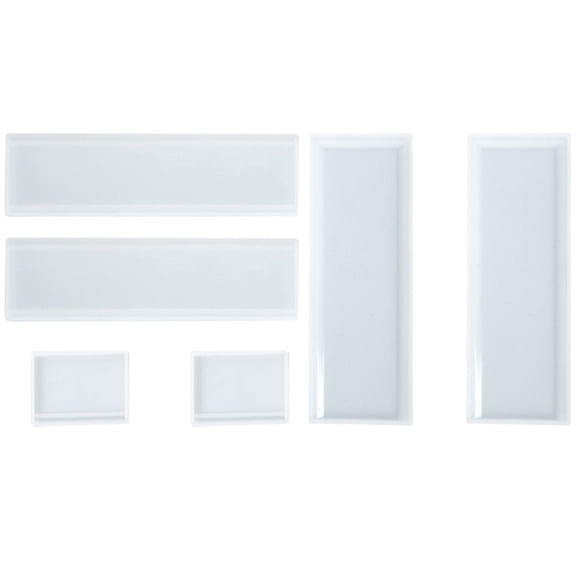 Epoxy Silicone Mold Domino Storage Molds Resin Moulds Safety with Cover Silica Gel