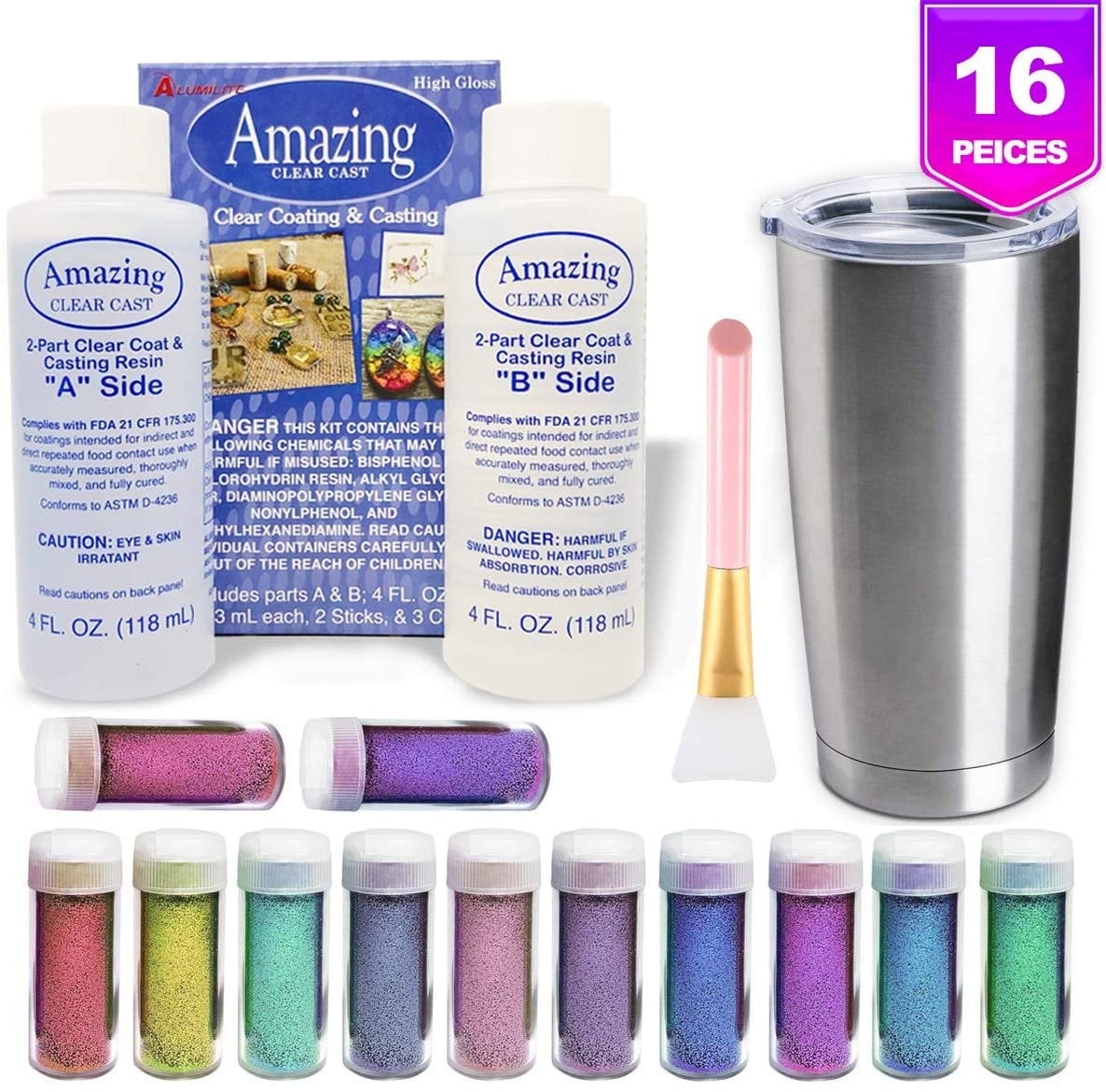 6 Cup Turner Multi Tumbler Spinner Six-Arm Crafts for Glitter