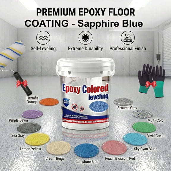 Epoxy floor paint,Epoxy Sand Floor Paint,garage floor paint,garage floor epoxy kit,High Gloss Marble Effect Coating,for Basement, Wood Floors, Garage,Outdoor