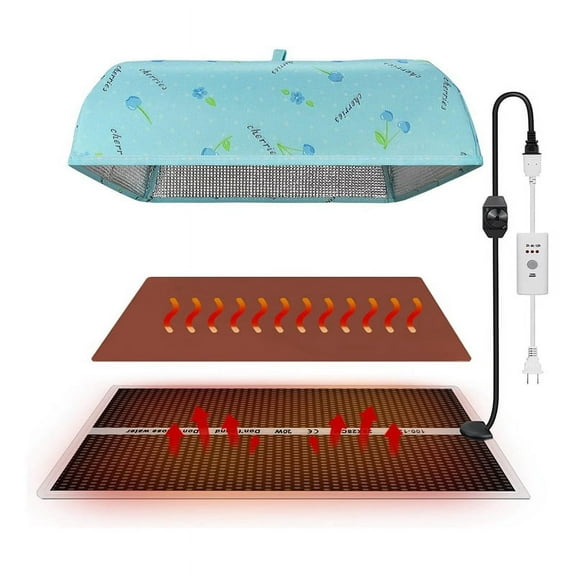 Epoxy resin heating pad with lid timer, resin mold heating pad