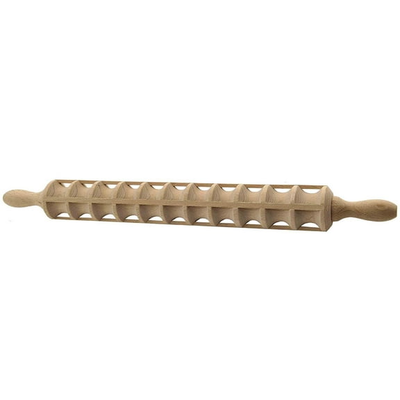 Eppicotispai 20-Inch Beechwood Ravioli Rolling Pin