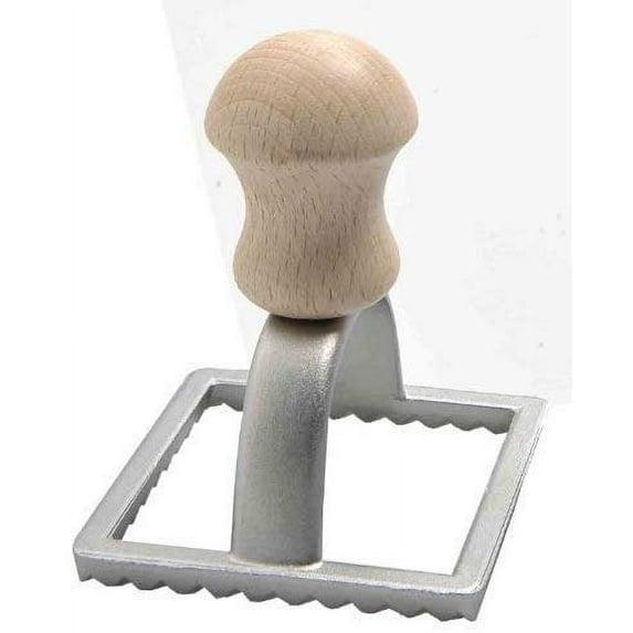 Eppicotispai Aluminum Square Ravioli Stamp with Beechwood Handle, 2-3/4 Inch by 2-3/4 Inch Size: 2-3/4 Inch by 2-3/4 Inch Model: EP 31/SG Home & Kitchen