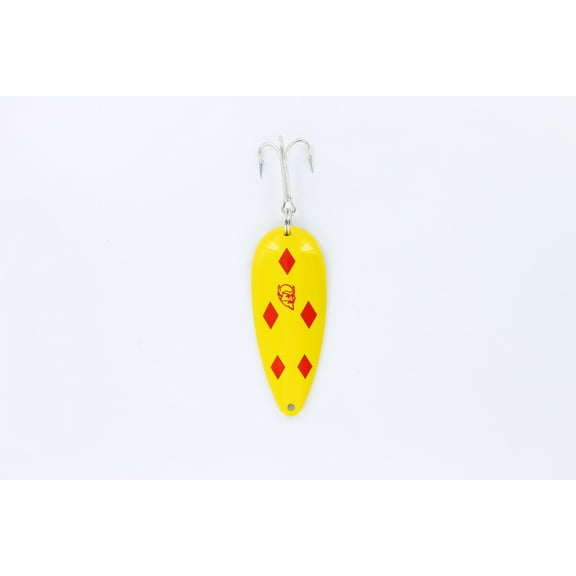 Eppinger Dardevle 2 7/8" Spoon, Yellow & Red, 3/4 Oz., 117