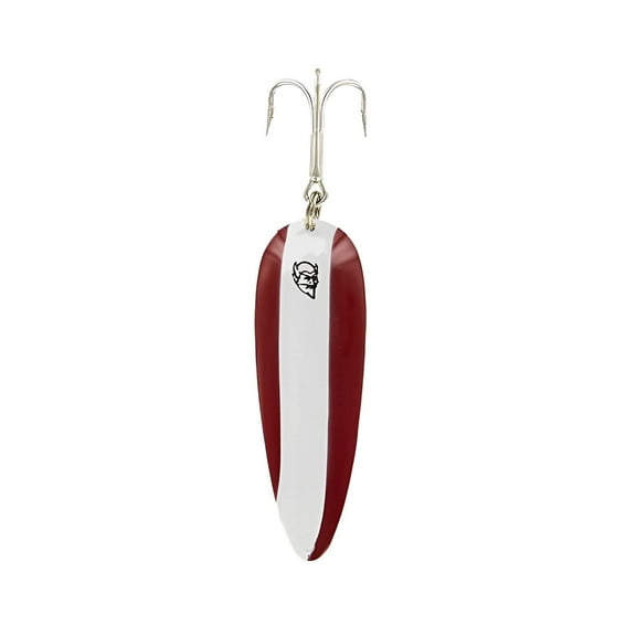Eppinger Huskie Fishing Lures, White/Red, 2-Ounce