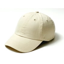 Epsilot Low Profile 100% Cotton Unisex Baseball Dad Hat Adjustable Unstructured Plain Cap in Beige