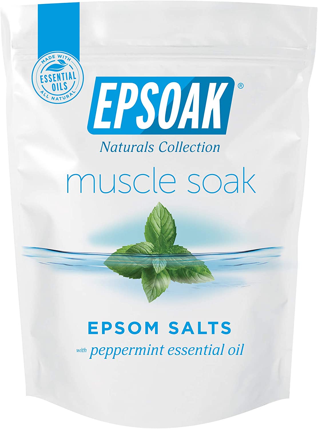 Epsoak Epsom Salt 2 lbs Muscle Soak Bath Salts