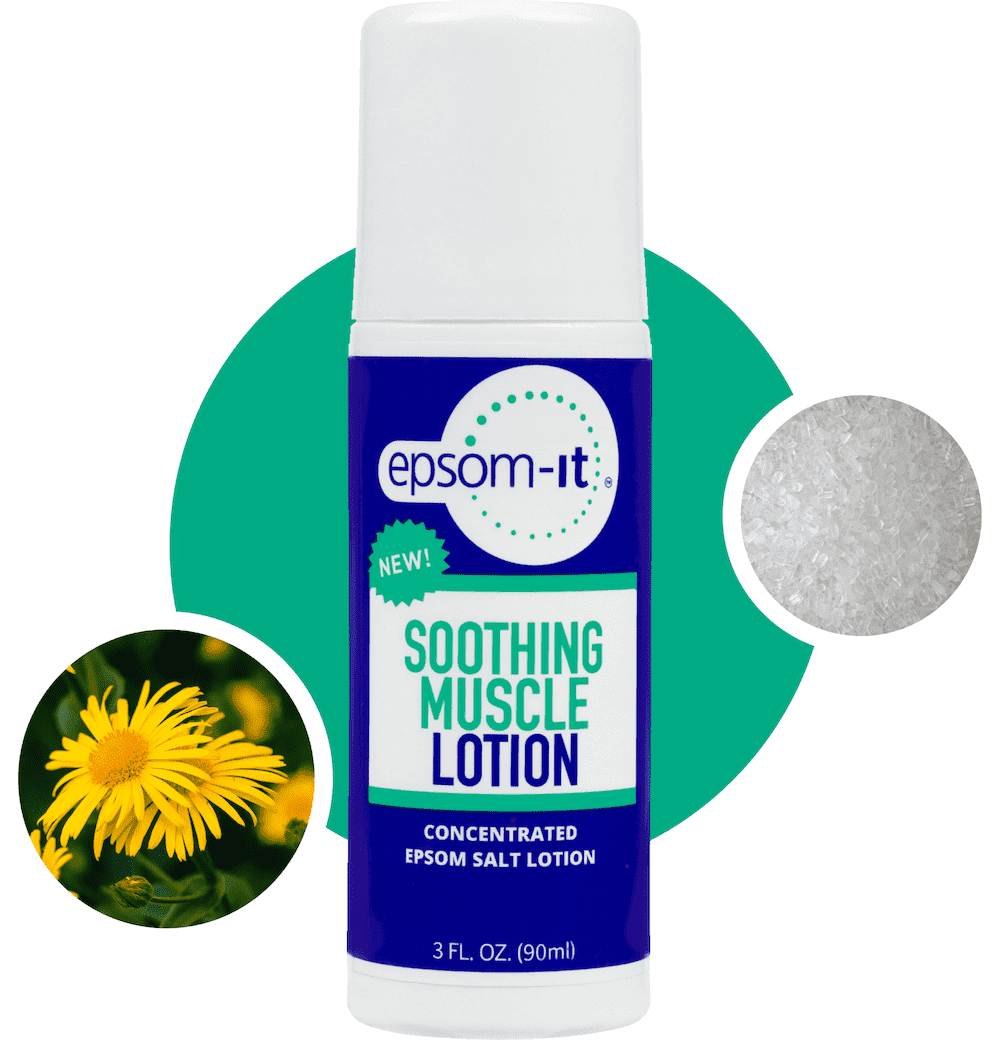 Epsom-It Soothing Muscle Roll on Lotion Epsom Salt Magnesium Sulfate Cream with Arnica Rollerball