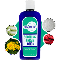 Epsom-It Soothing Nerve Lotion Epsom Salt Magnesium Lotion with Capsaicin & Arnica 8.0 oz